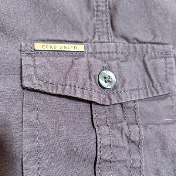 Ecko Unlimited Men's Short Sleeve Button Down Sm - Picture 2 of 7